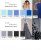 Креп стрейч Амузен 14-4122, 85 гр/м2, шир.150см, цвет голубой - купить в Ижевске. Цена 148.37 руб.