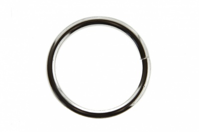 Кольцо металлическое d-3 х 32 мм, цв.-никель - купить в Ижевске. Цена: 3.92 руб.
