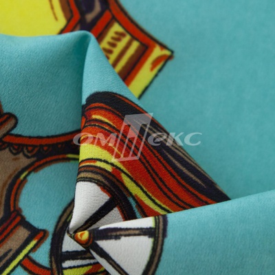 Плательная ткань "Фламенко" 16.2, 80 гр/м2, шир.150 см, принт этнический - купить в Ижевске. Цена 241.49 руб.