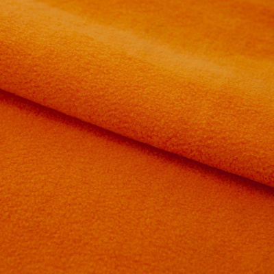 Флис DTY 16-1358, 250 г/м2, шир. 150 см, цвет оранжевый - купить в Ижевске. Цена 640.46 руб.