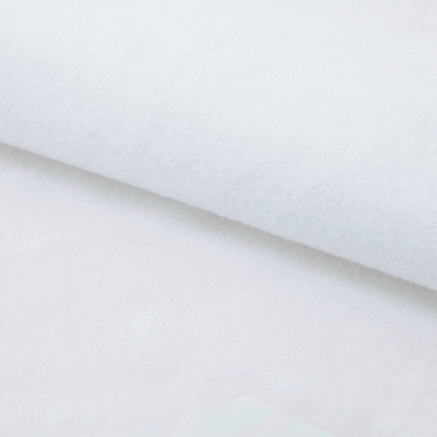 Флис DTY 240 г/м2, White/белый, 150 см (2,77м/кг) - купить в Ижевске. Цена 640.46 руб.