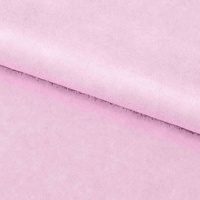 Велюр JS LIGHT 1, 220 гр/м2, шир.150 см, (3,3 м/кг), цвет бл.розовый - купить в Ижевске. Цена 1 055.34 руб.