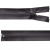 Молния водонепроницаемая PVC Т-7, 60 см, разъемная, цвет (301) т.серый - купить в Ижевске. Цена: 49.39 руб.