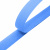 Липучка с покрытием ПВХ, 30% нейлон 70% пэ, шир. 25 мм (упак. 25 м), цв.078 - голубой - купить в Ижевске. Цена: 17.62 руб.