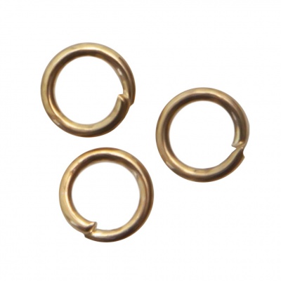 Кольцо  соединительное для бижутерии 4 мм, цв.-золото - купить в Ижевске. Цена: 0.41 руб.