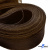 Регилиновая лента, шир.100мм, (уп.25 ярд), цв.- коричневый - купить в Ижевске. Цена: 694.13 руб.