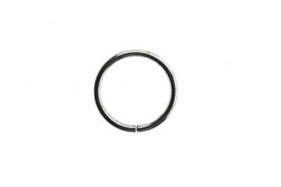 Кольцо металлическое d-15 мм, цв.-никель - купить в Ижевске. Цена: 2.45 руб.