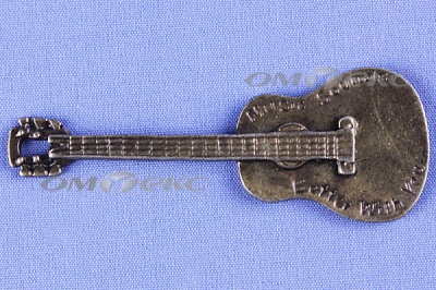 Декоративный элемент для творчества из металла "Гитара"  - купить в Ижевске. Цена: 19.99 руб.