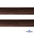 Кант атласный 074, шир. 12 мм (в упак. 65,8 м), цвет коричневый - купить в Ижевске. Цена: 237.16 руб.