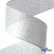 Лента металлизированная "ОмТекс", 50 мм/уп.22,8+/-0,5м, цв.- серебро - купить в Ижевске. Цена: 149.71 руб.