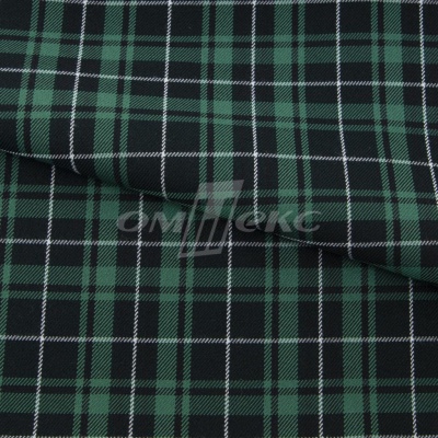 Ткань костюмная Клетка 25577, т.зеленый/зеленый./ч/бел, 230 г/м2, шир.150 см - купить в Ижевске. Цена 545.24 руб.