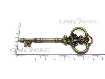 Декоративный элемент для творчества из металла "Ключ"8,5 см  - купить в Ижевске. Цена: 26.66 руб.