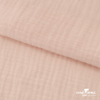 Ткань Муслин, 100% хлопок, 125 гр/м2, шир. 140 см #201 цв.(37)-нежно розовый - купить в Ижевске. Цена 464.97 руб.