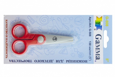 Ножницы G-508 детские 130 мм - купить в Ижевске. Цена: 118.32 руб.
