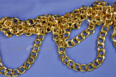 Цепь металл декоративная №11 (17*13) золото (10+/-1 м)  - купить в Ижевске. Цена: 1 341.87 руб.