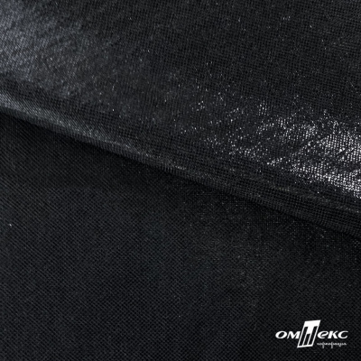 Трикотажное полотно голограмма, шир.140 см, #602 -чёрный/чёрный - купить в Ижевске. Цена 385.88 руб.