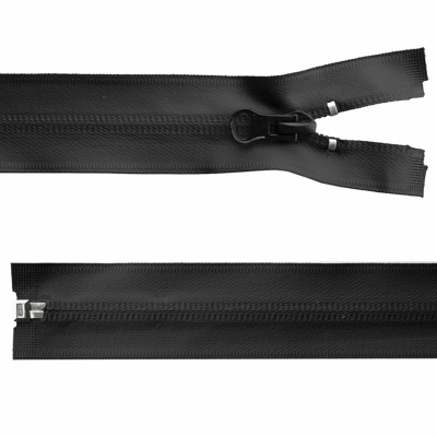 Молния водонепроницаемая PVC Т-7, 100 см, разъемная, цвет чёрный - купить в Ижевске. Цена: 61.89 руб.