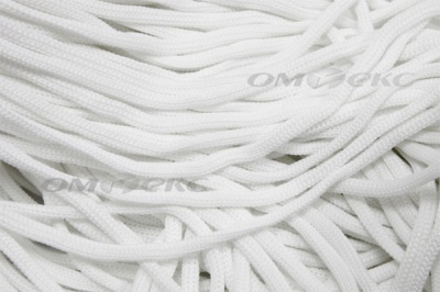 Шнур Т-02 (4с2) мелкое плетение 4мм 100 м белый - купить в Ижевске. Цена: 2.50 руб.