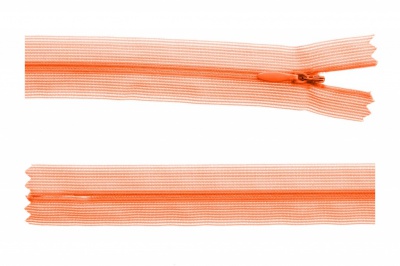 Молния потайная Т3 849, 50 см, капрон, цвет оранжевый - купить в Ижевске. Цена: 8.87 руб.