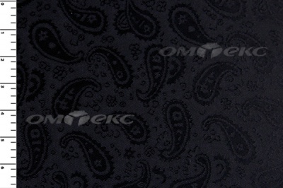 Ткань подкладочная жаккард Р14098, чёрный, 85 г/м2, шир. 150 см, 230T - купить в Ижевске. Цена 166.45 руб.