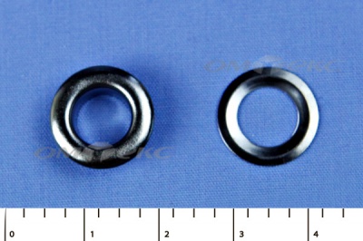 Люверсы металлические, блочка/кольцо, №5 (8 мм) упак.1000 шт- цв.никель - купить в Ижевске. Цена: 392 руб.