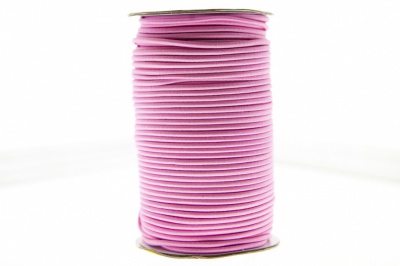 0370-1301-Шнур эластичный 3 мм, (уп.100+/-1м), цв.141- розовый - купить в Ижевске. Цена: 459.62 руб.