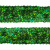 Тесьма с пайетками D4, шир. 20 мм/уп. 25+/-1 м, цвет зелёный - купить в Ижевске. Цена: 778.19 руб.
