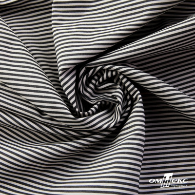 Ткань сорочечная Полоска Кенди, 115 г/м2, 58% пэ,42% хл, шир.150 см, цв.6-черный, (арт.110) - купить в Ижевске. Цена 306.69 руб.