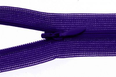 Молния потайная Т3 866, 50 см, капрон, цвет фиолетовый - купить в Ижевске. Цена: 8.62 руб.