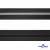 Рулонная молния с покрытием PVC спираль тип 3 (упак.270м) -черная с полосой СВО - купить в Ижевске. Цена: 12.74 руб.