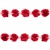 Тесьма плетеная "Рюш", упак. 9,14 м, цвет красный - купить в Ижевске. Цена: 46.82 руб.
