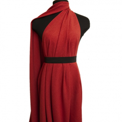 Ткань костюмная габардин "Меланж" 6121А, 172 гр/м2, шир.150см, цвет терракот - купить в Ижевске. Цена 296.19 руб.