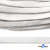 Шнур плетеный d-8 мм плоский, 70% хлопок 30% полиэстер, уп.85+/-1 м, цв.1018-белый - купить в Ижевске. Цена: 735 руб.