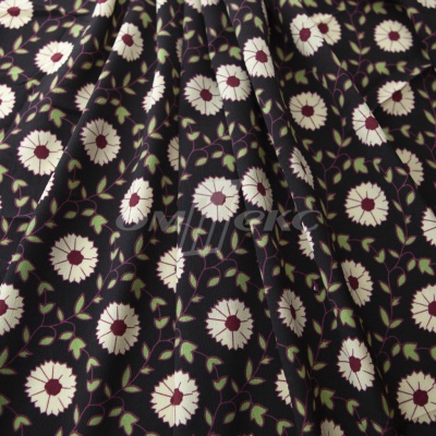 Плательная ткань "Фламенко" 10.1, 80 гр/м2, шир.150 см, принт растительный - купить в Ижевске. Цена 241.49 руб.