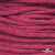 Шнур плетеный d-6 мм, 70% хлопок 30% полиэстер, уп.90+/-1 м, цв.1068-фуксия - купить в Ижевске. Цена: 588 руб.