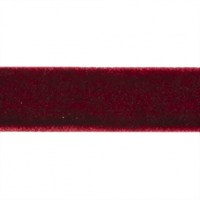 Лента бархатная нейлон, шир.12 мм, (упак. 45,7м), цв.240-бордо - купить в Ижевске. Цена: 392 руб.