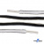Шнурки #4-27, круглые 130 см, двухцветные (черно/белый) - купить в Ижевске. Цена: 47.04 руб.