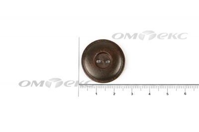 Пуговица деревянная круглая №54 (25мм) - купить в Ижевске. Цена: 4.12 руб.