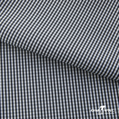 Ткань сорочечная Клетка Виши, 115 г/м2, 58% пэ,42% хл, шир.150 см, цв.6-черный, (арт.111) - купить в Ижевске. Цена 306.69 руб.