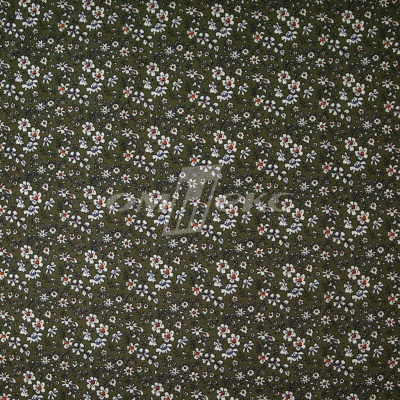 Плательная ткань "Фламенко" 11.2, 80 гр/м2, шир.150 см, принт растительный - купить в Ижевске. Цена 259.21 руб.