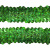 Тесьма с пайетками D4, шир. 30 мм/уп. 25+/-1 м, цвет зелёный - купить в Ижевске. Цена: 1 087.39 руб.
