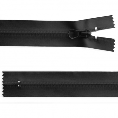 Молния водонепроницаемая PVC Т-7, 20 см, неразъемная, цвет чёрный - купить в Ижевске. Цена: 21.56 руб.