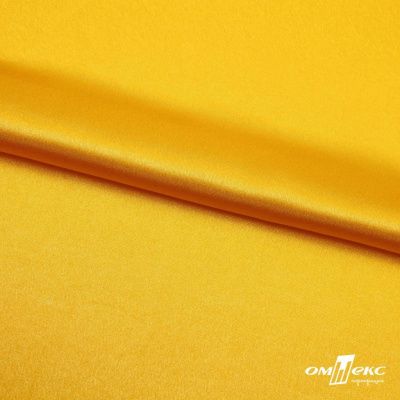 Поли креп-сатин 13-0859, 125 (+/-5) гр/м2, шир.150см, цвет жёлтый - купить в Ижевске. Цена 155.57 руб.