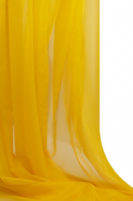 Портьерный капрон 13-0858, 47 гр/м2, шир.300см, цвет 21/жёлтый - купить в Ижевске. Цена 137.27 руб.