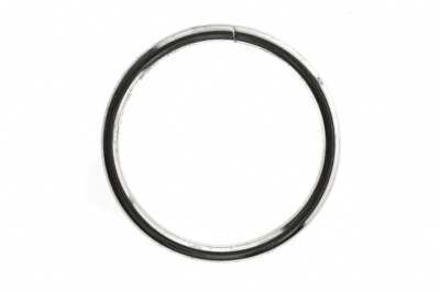 Кольцо металлическое №40 мм, цв.-никель - купить в Ижевске. Цена: 4.45 руб.