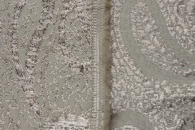 Ткань костюмная жаккард, 135 гр/м2, шир.150см, цвет белый№19 - купить в Ижевске. Цена 441.94 руб.