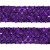 Тесьма с пайетками 12, шир. 35 мм/уп. 25+/-1 м, цвет фиолет - купить в Ижевске. Цена: 1 308.30 руб.