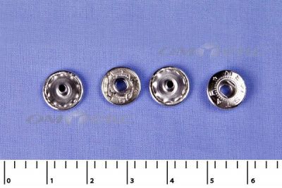 Кнопки металл Ф-12,5 (1440 +/-20 шт) "альфа" никель с рисунком - купить в Ижевске. Цена: 2 853.69 руб.
