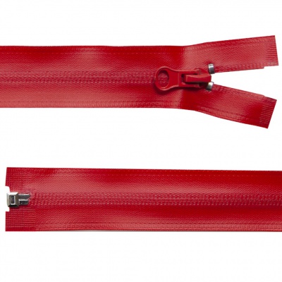 Молния водонепроницаемая PVC Т-7, 90 см, разъемная, цвет (820) красный - купить в Ижевске. Цена: 61.81 руб.