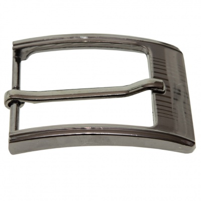 Пряжка металлическая для мужского ремня SC035#7 (шир.ремня 40 мм), цв.-тем.никель - купить в Ижевске. Цена: 43.93 руб.